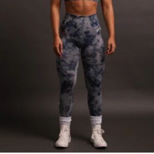 Darc sport Big wolf loyalty everson seamless scrunch leggings in blue marble